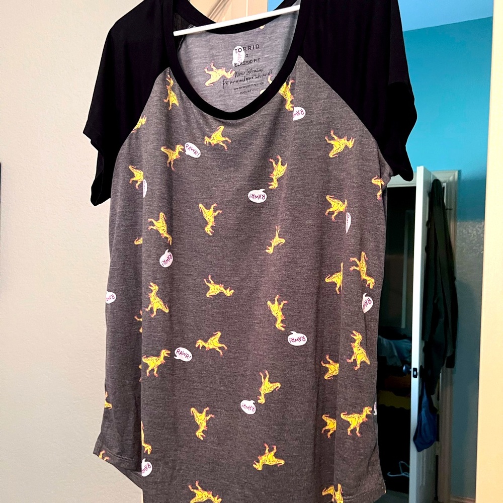 Torrid dinosaur shirt. NWOT